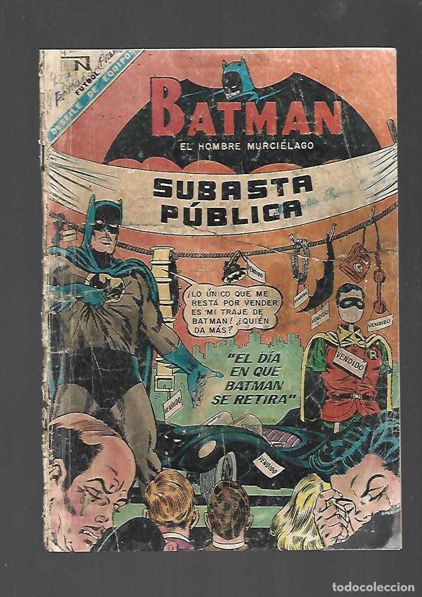 Tebeos: Batman, 427: el d&iacute;a en que Batman se retira, 1968, Novaro, encuadernaci&oacute;n