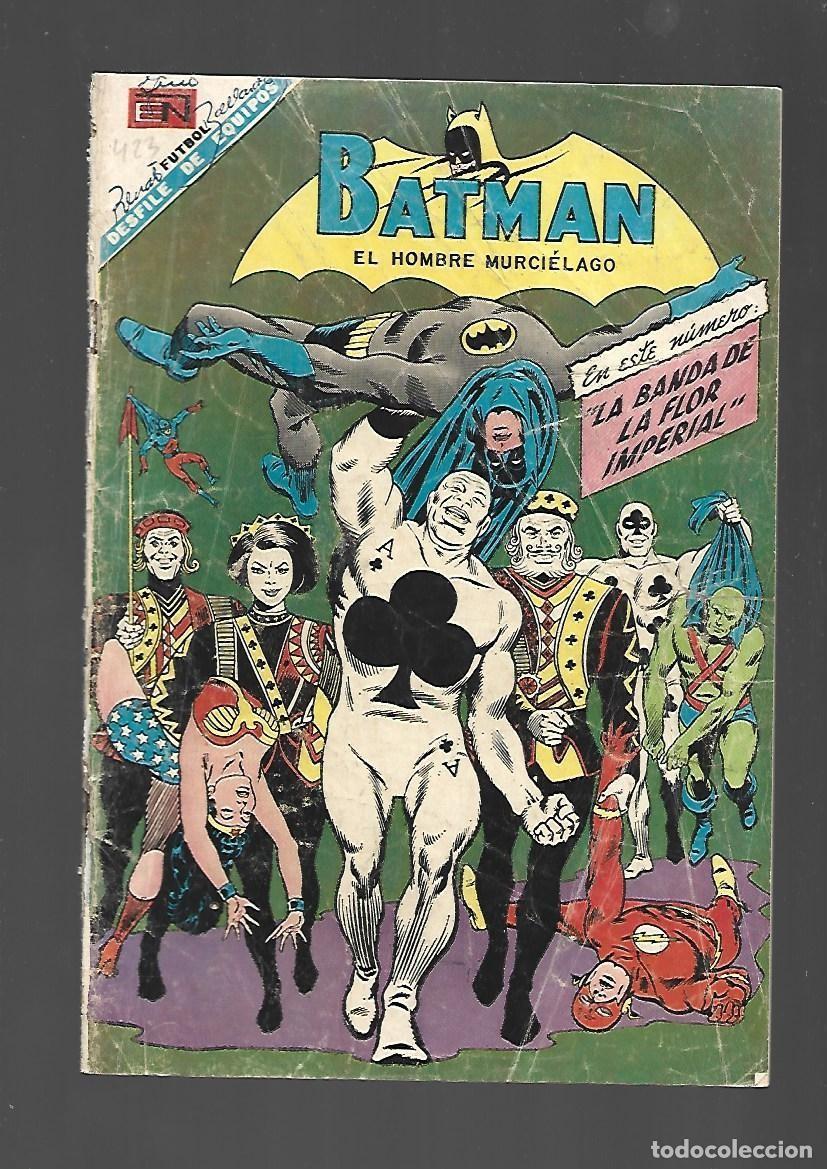 Tebeos: Batman, 423: la banda de la flor imperial, 1968, Novaro, encuadernaci&oacute;n