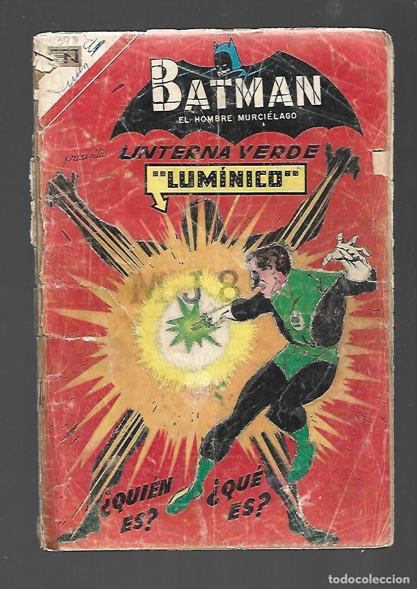 Tebeos: Batman, 398, Linterna Verde: Lum&iacute;nico, 1967, Novaro, usado