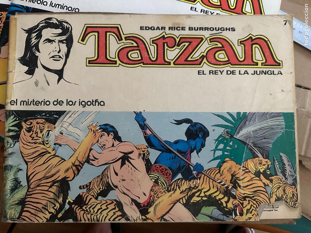 Tebeos: Tarz&aacute;n, el Rey de la Jungla # 7 &rdquo;El misterio de los Igotha&rdquo; - Russ Manning (Editorial Novaro)