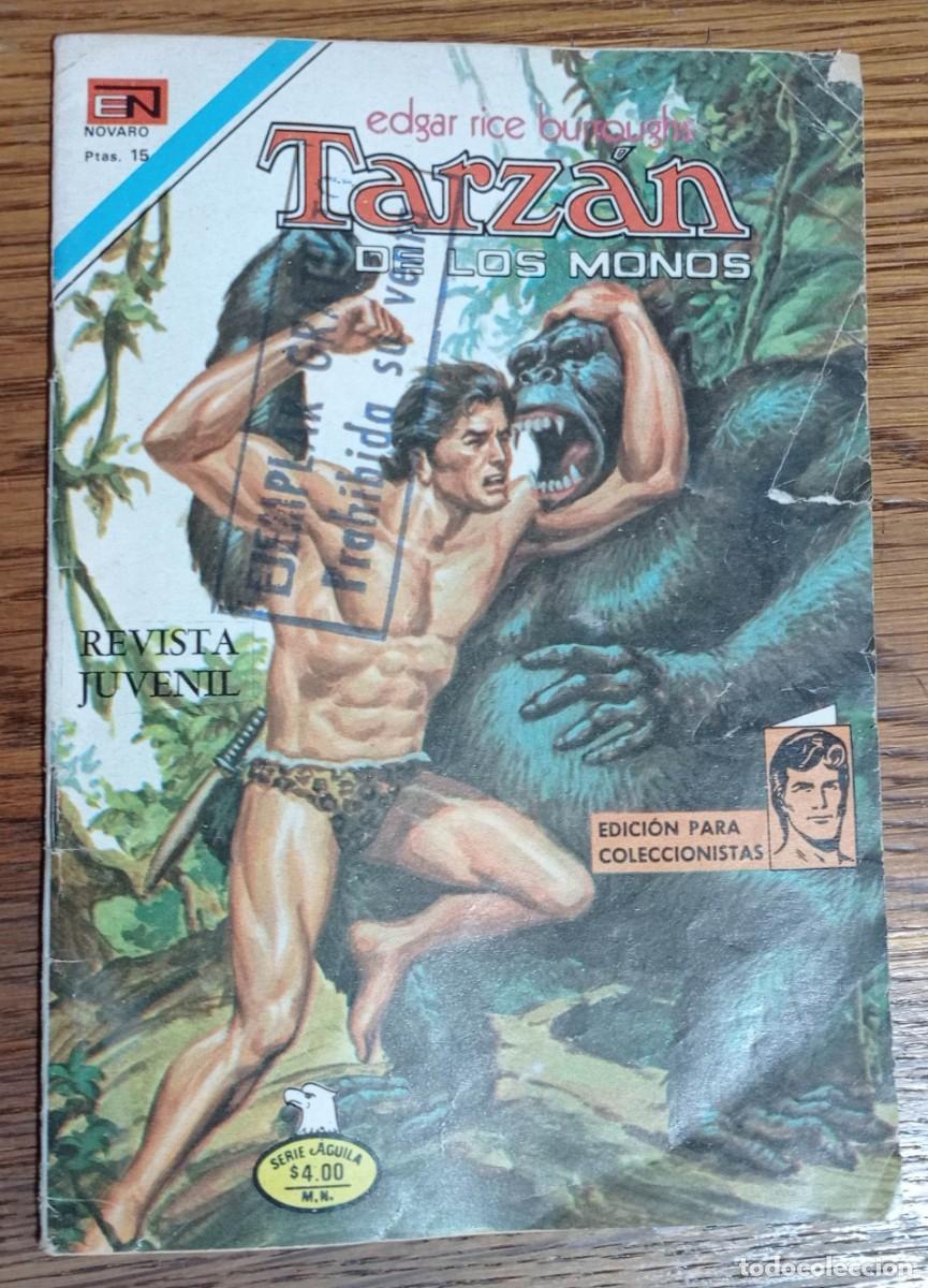 Tebeos: TARZ&Aacute;N DE LOS MONOS SERIE &Aacute;GUILA N&ordm; 2-549 EDGAR RICE BURROUGHS NOVARO 3 AGOSTO 1977