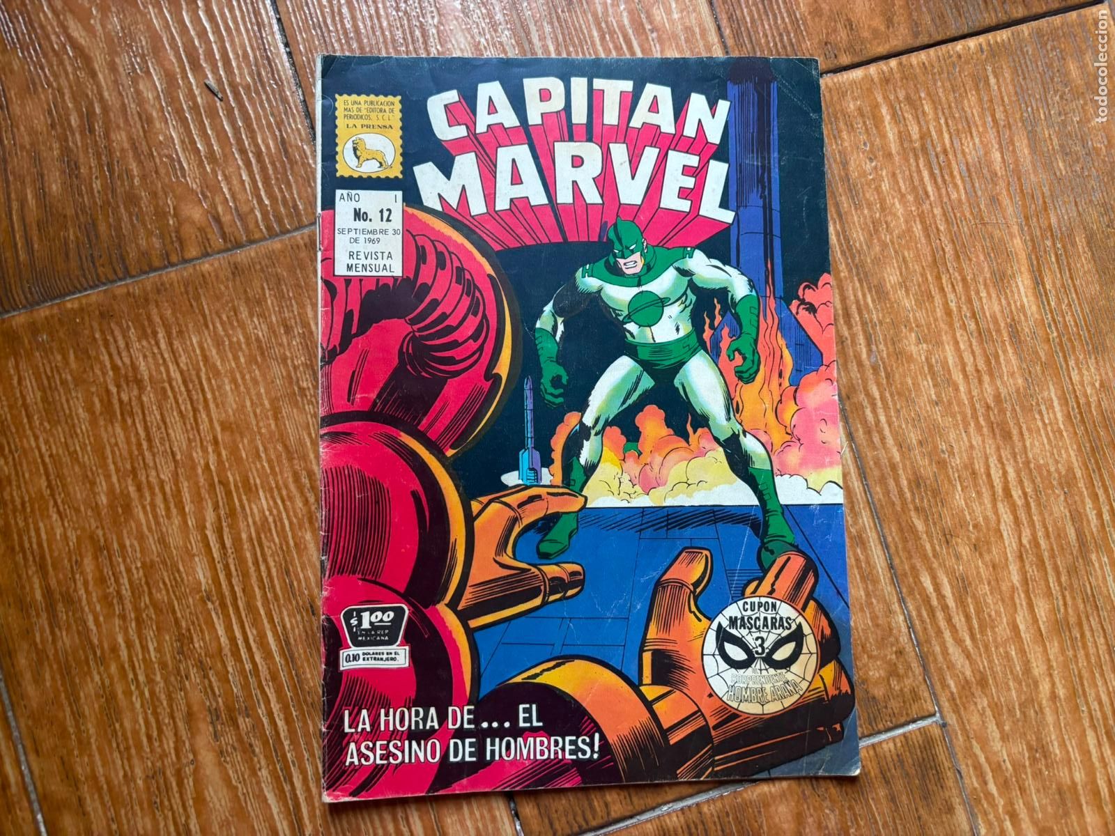 Tebeos: CAPITAN MARVEL - N&ordm; 12 - EDITORIAL LA PRENSA M&Eacute;XICO