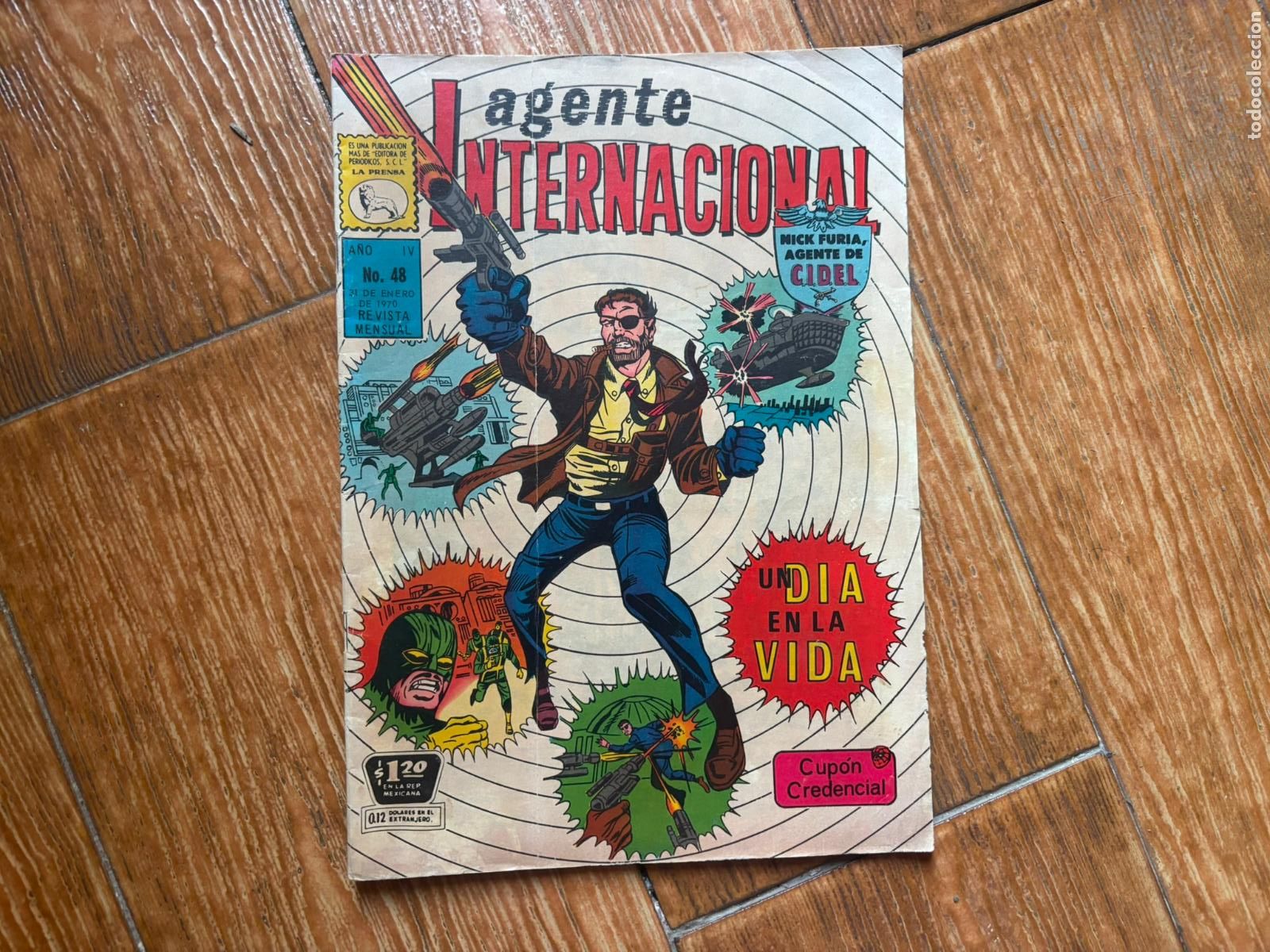 Tebeos: AGENTE INTERNACIONAL - N&ordm; 48 - NICK FURIA SHIELD EDITORIAL LA PRENSA M&Eacute;XICO