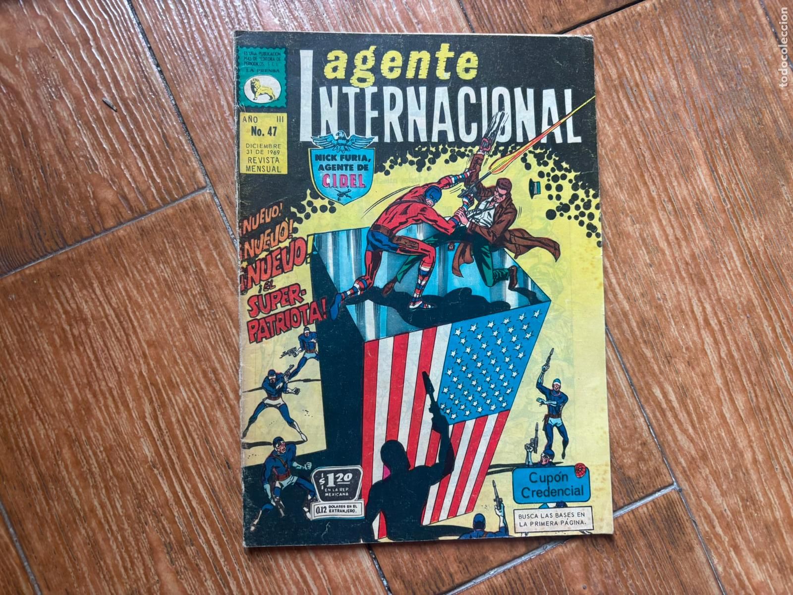 Tebeos: AGENTE INTERNACIONAL - N&ordm; 47 - NICK FURIA SHIELD EDITORIAL LA PRENSA M&Eacute;XICO