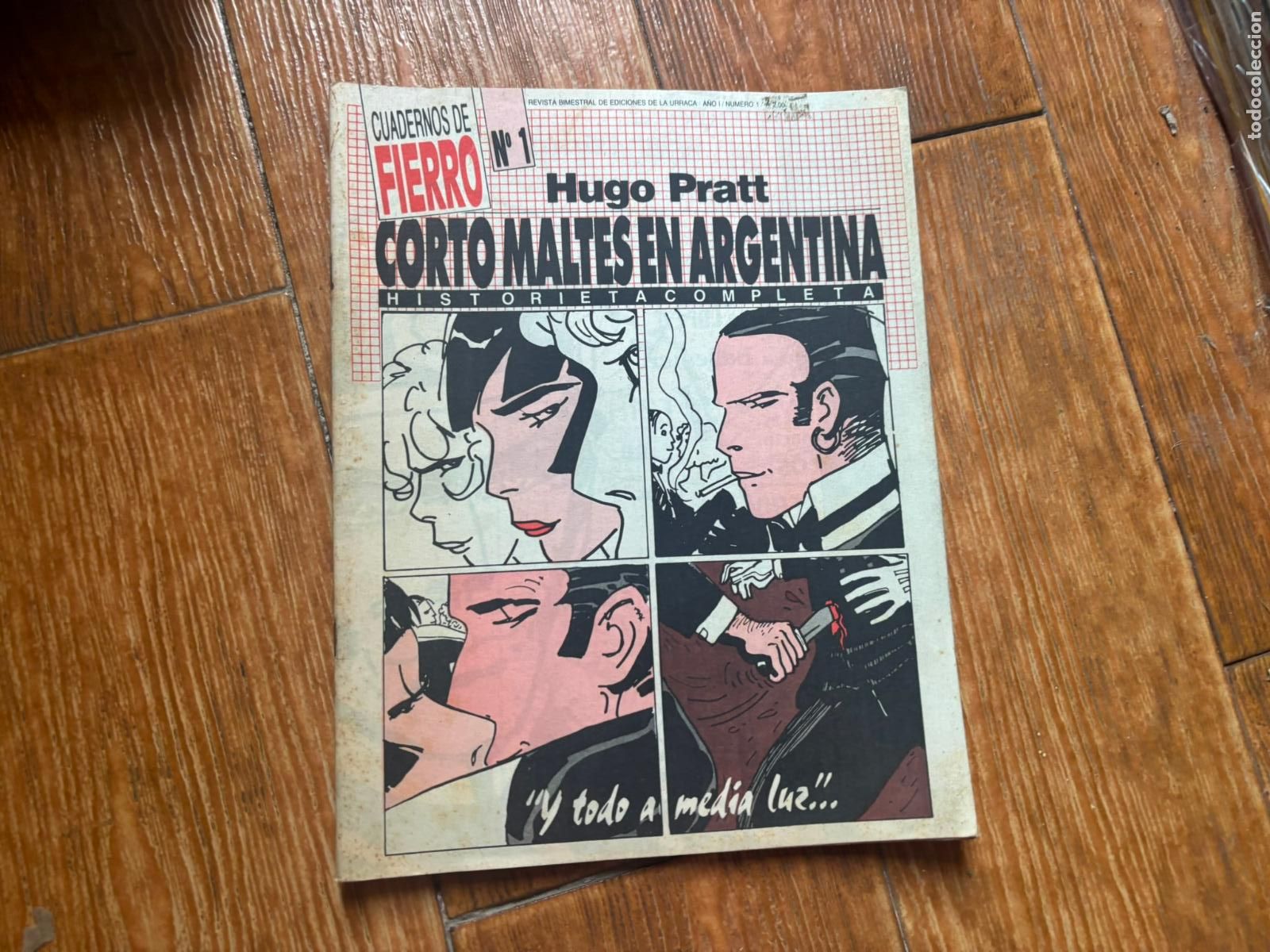 Tebeos: CUADERNOS DE FIERRO N.&ordm; 1. HUGO PRATT / CORTO MALT&Eacute;S EN ARGENTINA - EDICIONES DE LA URRACA - 1987