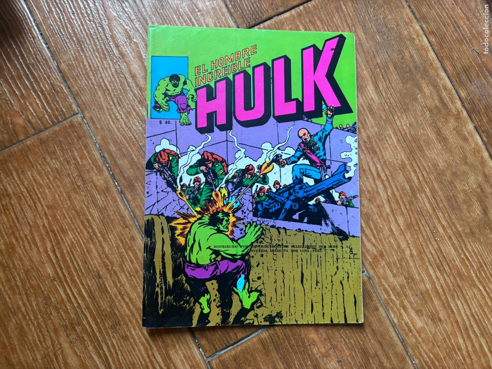 Tebeos: EL INCREIBLE HULK LA MASA N&ordm; 3 CHILE