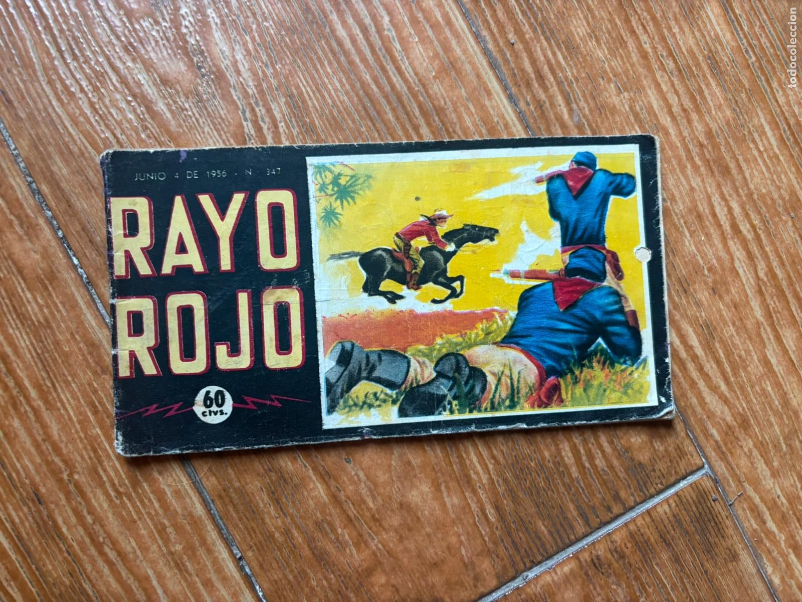 Tebeos: RAYO ROJO N&ordm; 347 EDITORIAL ABRIL - Foto 1