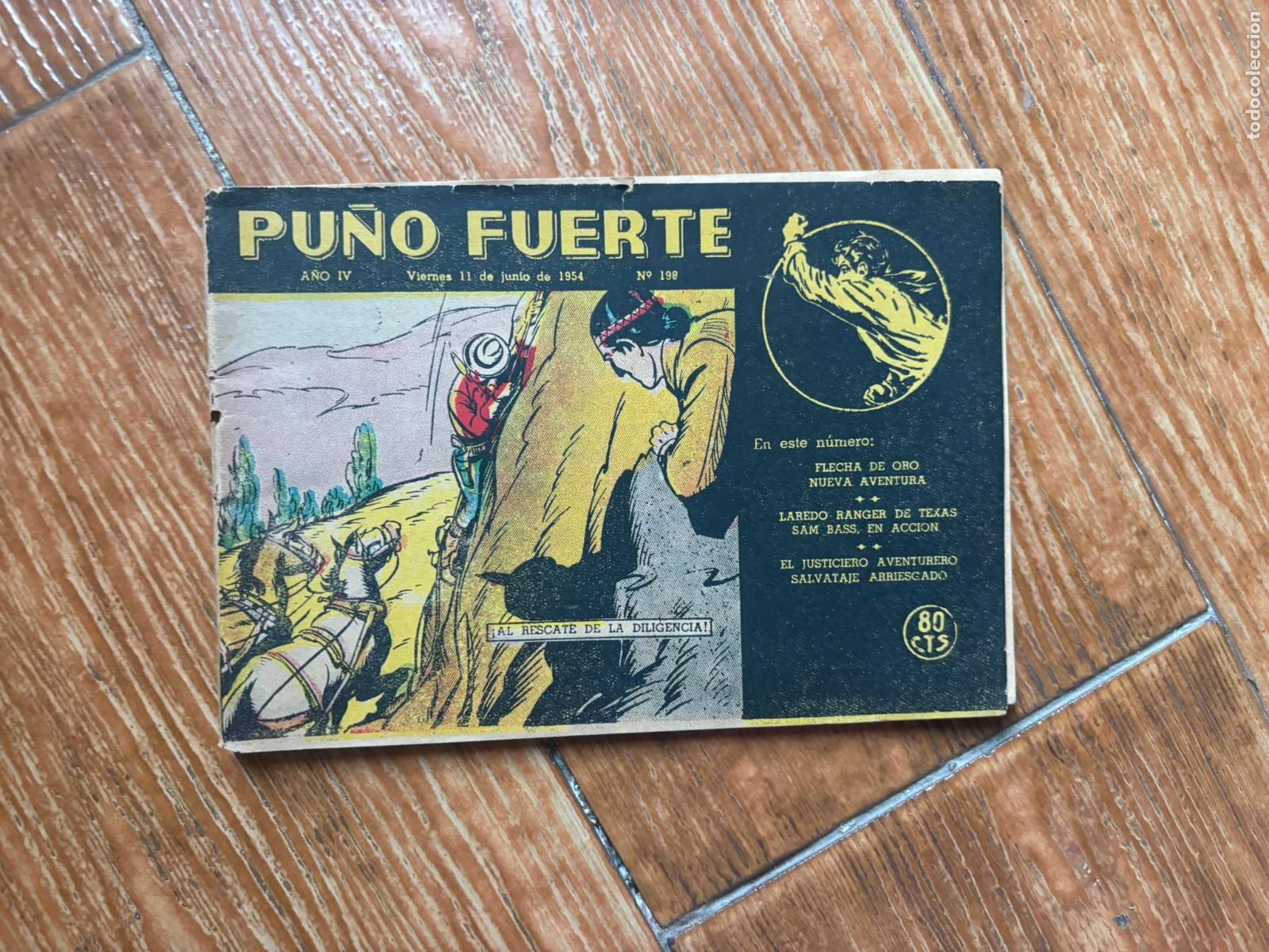 Tebeos: PU&Ntilde;O FUERTE N&ordm; 198 1954