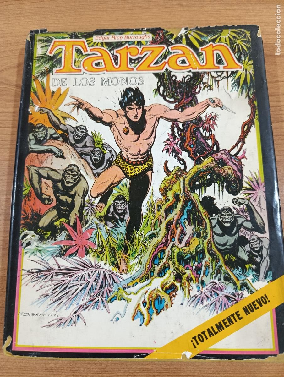 Tebeos: TARZAN DE LOS MONOS EDGAR RICE BURROUGHS. EDIT NOVARO, 1&ordm; EDICION 1973