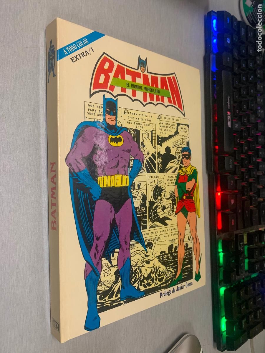 Tebeos: BATMAN EL HOMBRE MURCI&Eacute;LAGO EXTRA 1 / PR&Oacute;LOGO DE JAVIER COMA / NOVARO 1979
