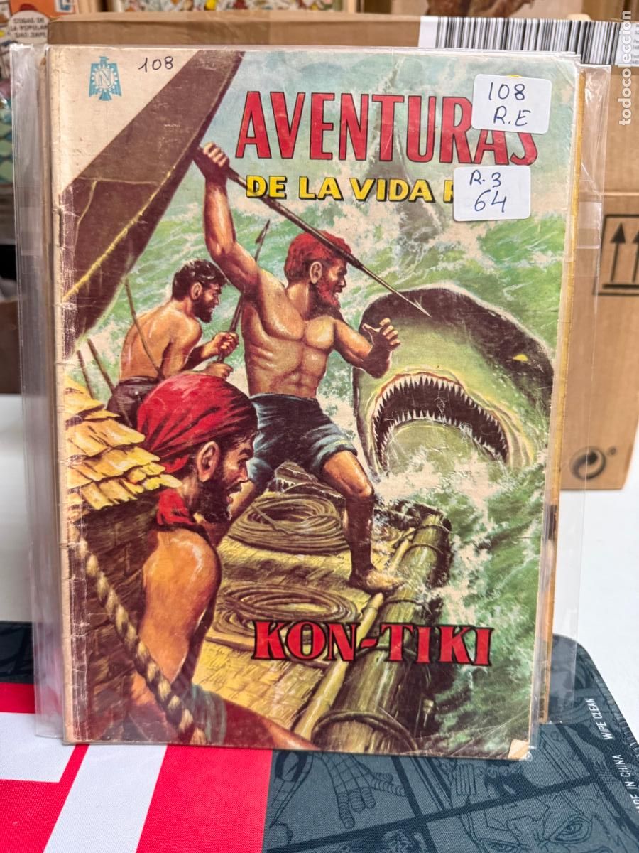 Tebeos: AVENTURAS DE LA VIDA REAL EDITORIAL NOVARO NUMERO 108