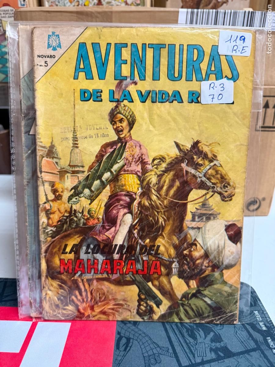 Tebeos: AVENTURAS DE LA VIDA REAL EDITORIAL NOVARO NUMERO 119