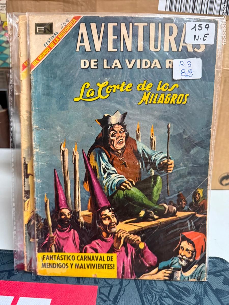 Comics: AVENTURAS DE LA VIDA REAL EDITORIAL NOVARO NUMERO 159