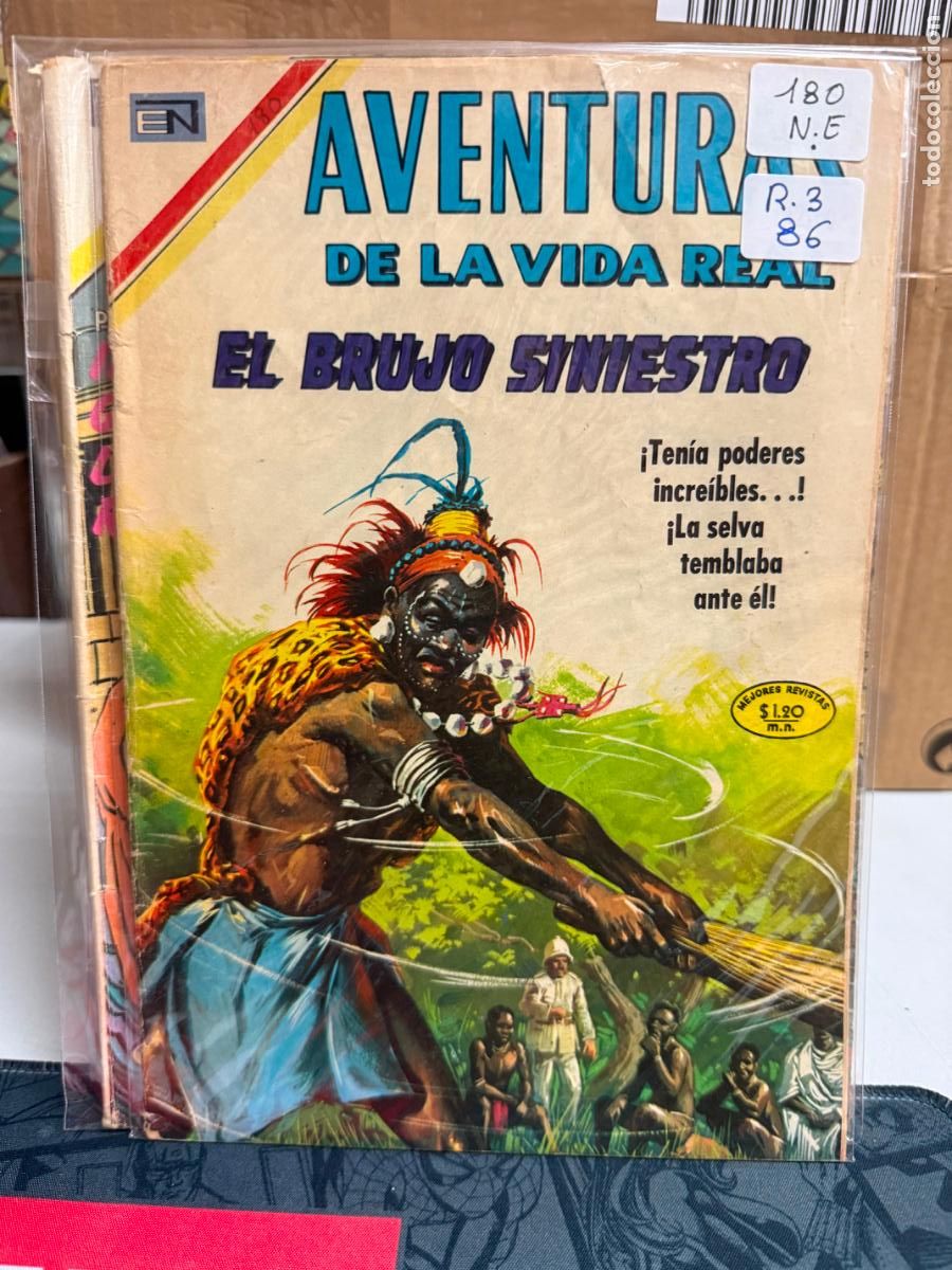 Comics: AVENTURAS DE LA VIDA REAL EDITORIAL NOVARO NUMERO 180