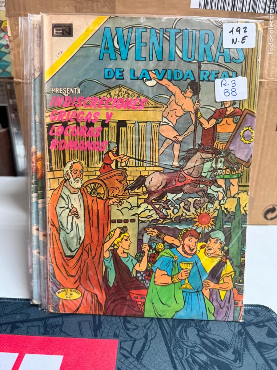 BDs: AVENTURAS DE LA VIDA REAL EDITORIAL NOVARO NUMERO 192