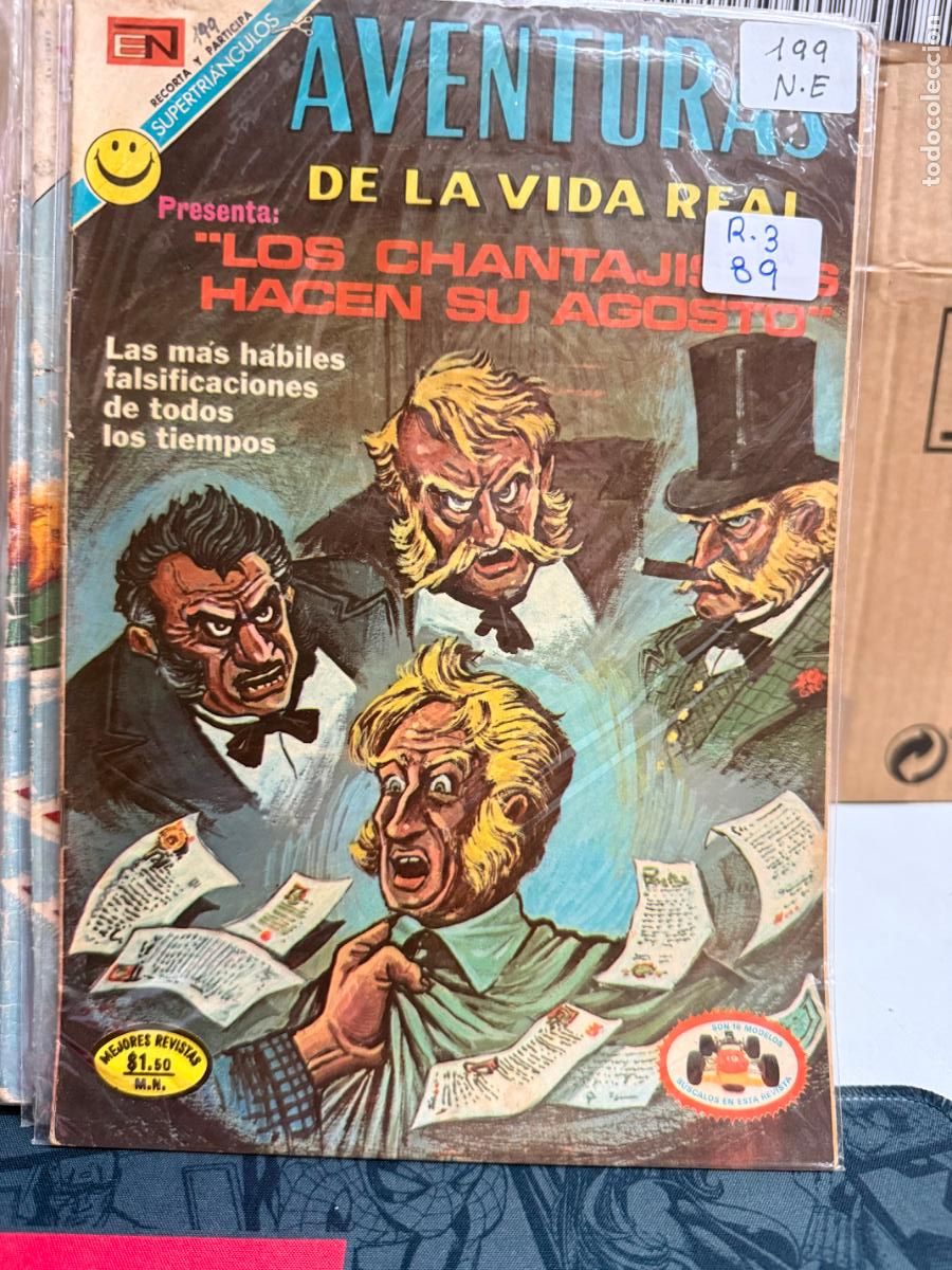 BDs: AVENTURAS DE LA VIDA REAL EDITORIAL NOVARO NUMERO 199