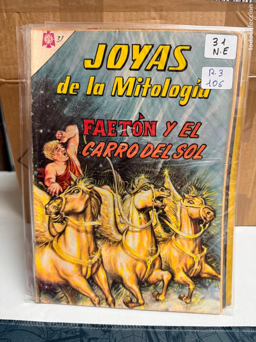 Tebeos: JOYAS DE LA MITOLOGIA EDITORIAL NOVARO NUMERO 31