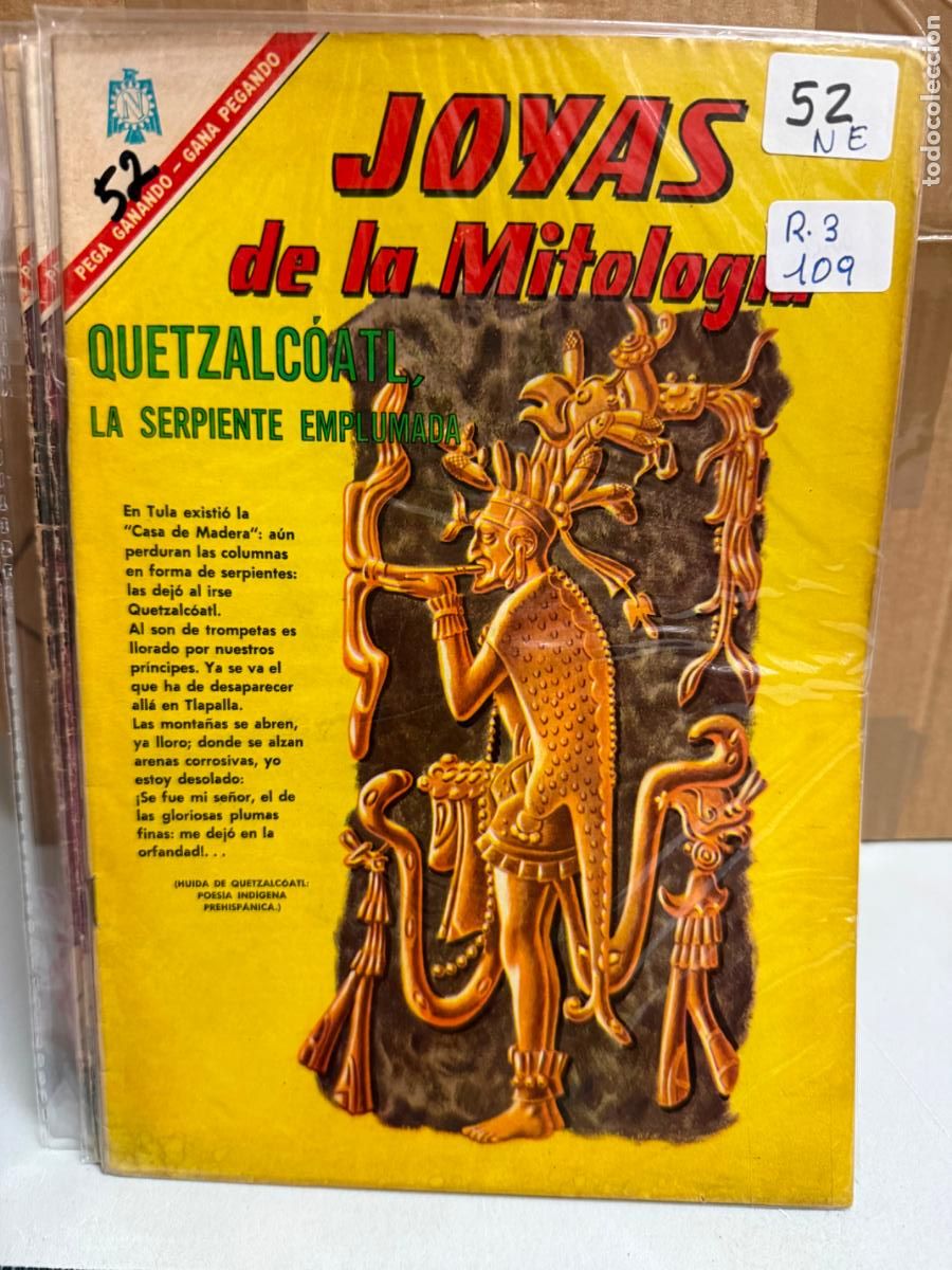 Tebeos: JOYAS DE LA MITOLOGIA EDITORIAL NOVARO NUMERO 52