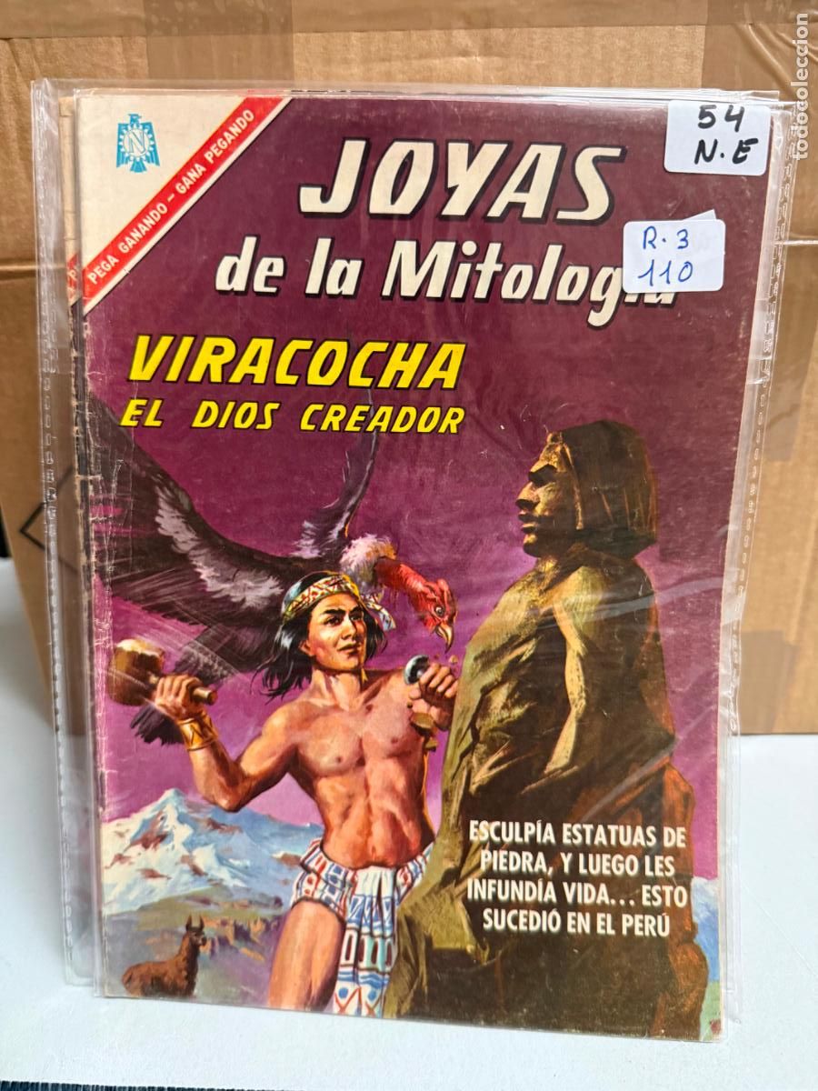 Tebeos: JOYAS DE LA MITOLOGIA EDITORIAL NOVARO NUMERO 54