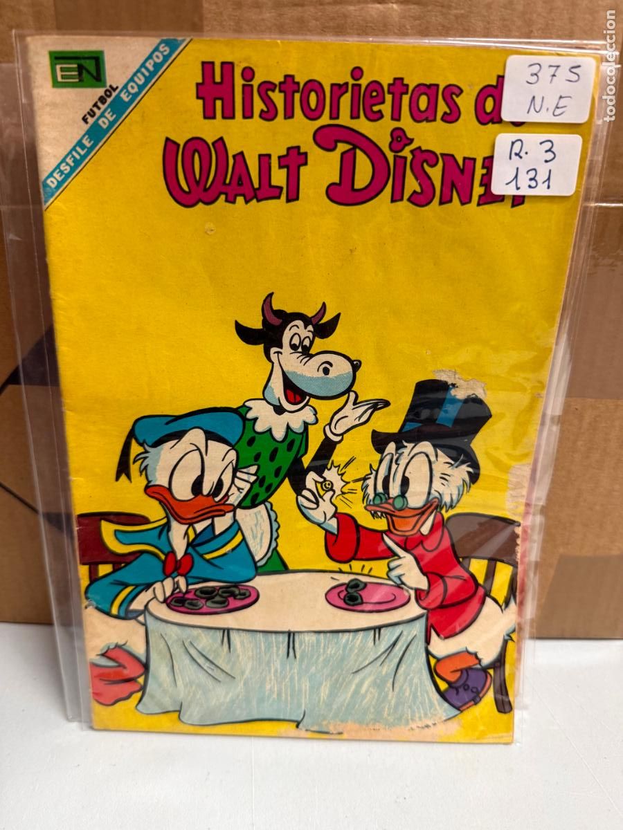 Tebeos: HISTORIETAS DE WALT DISNEY EDITORIAL NOVARO NUMERO 375