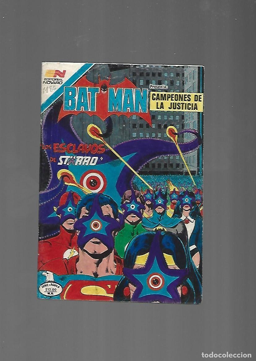 Tebeos: Batman, 1186: Campeones de la Justicia, 1983, Novaro, muy buen estado