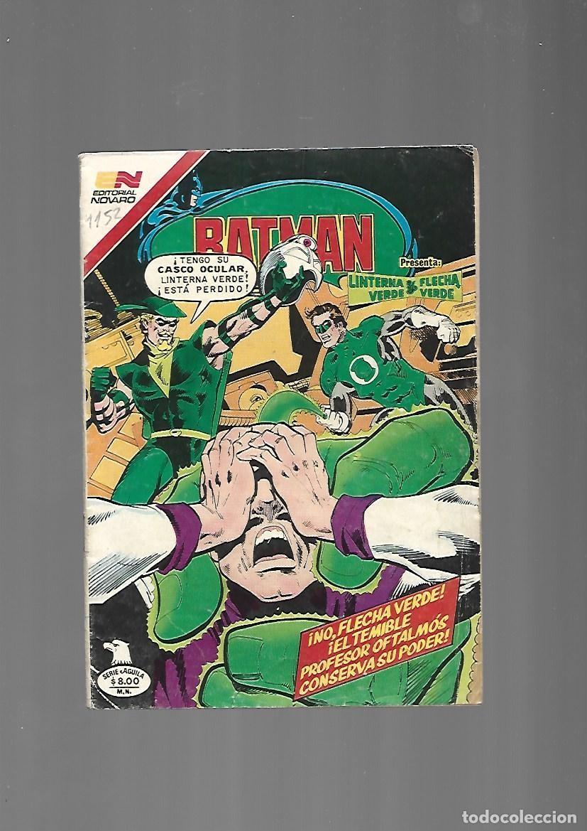 Tebeos: Batman, 1152: Linterna Verde& Flecha Verde, 1982, Novaro, muy buen estado