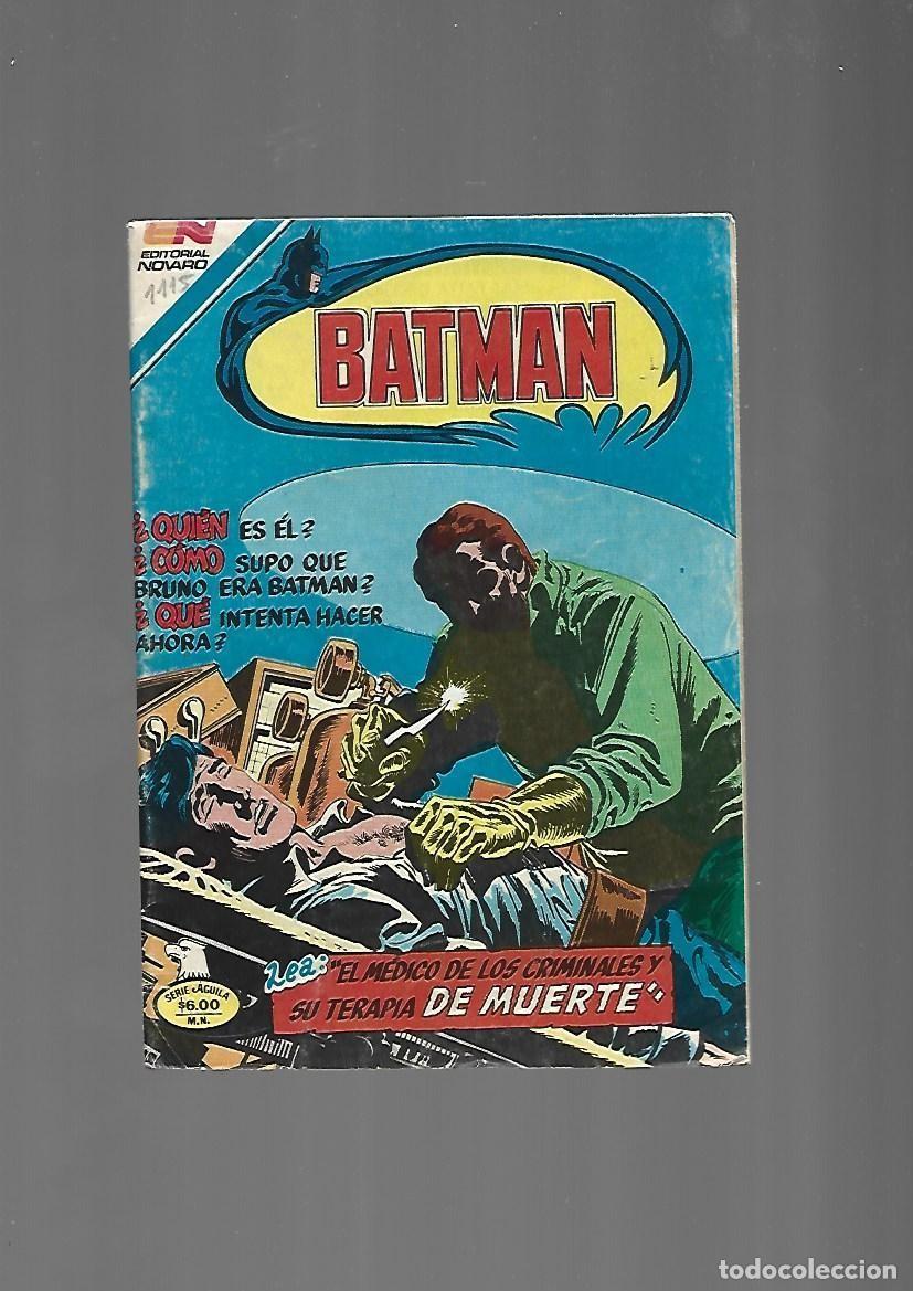 Tebeos: Batman, 1115, 1982, Novaro, muy buen estado
