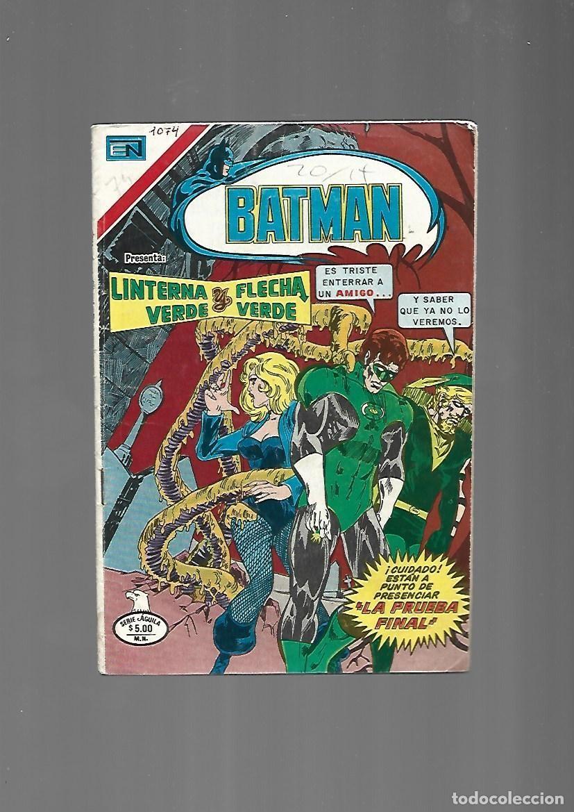 Tebeos: Batman, 1074: Linterna Verde & Flecha Verde, 1981, Novaro, muy buen estado