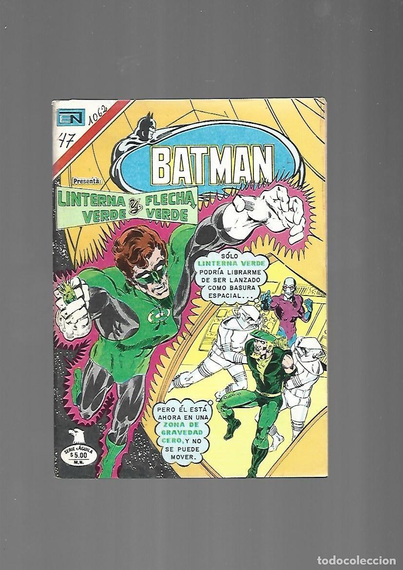 Tebeos: Batman, 1062: Linterna Verde & Flecha Verde, 1981, Novaro, muy buen estado