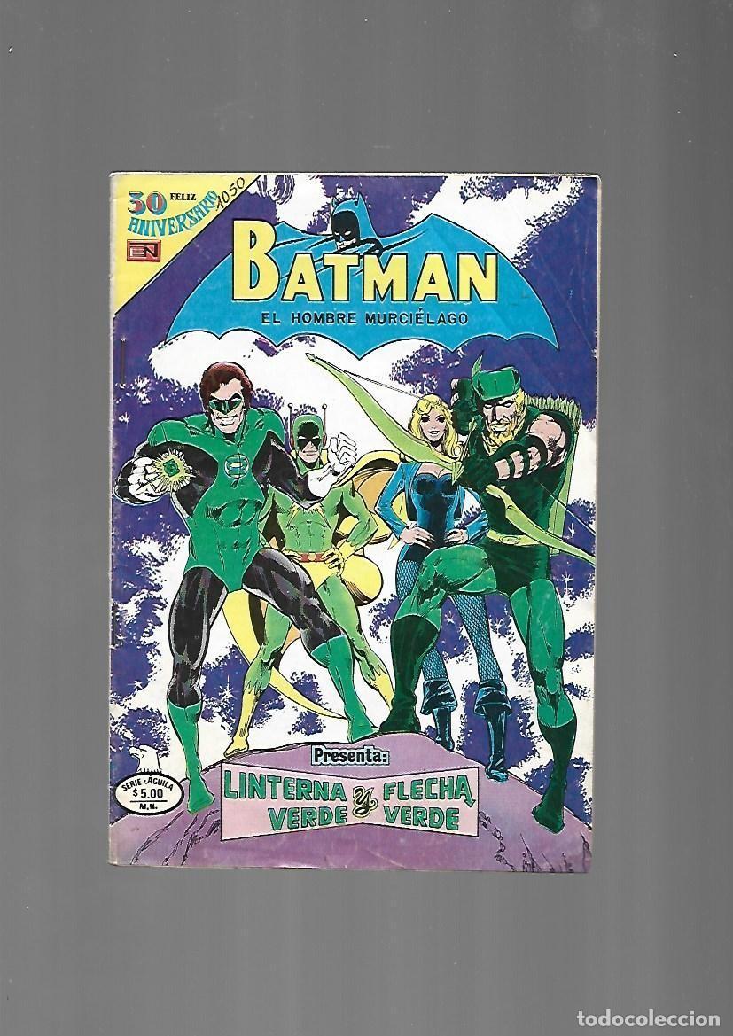 Tebeos: Batman, 1050: Linterna Verde & Flecha Verde, 1980, Novaro, muy buen estado