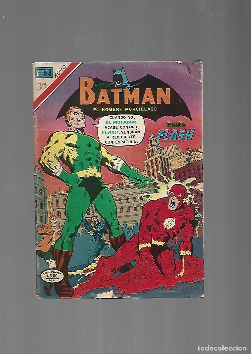 Tebeos: Batman, 1040: Flash, 1980, Novaro,
