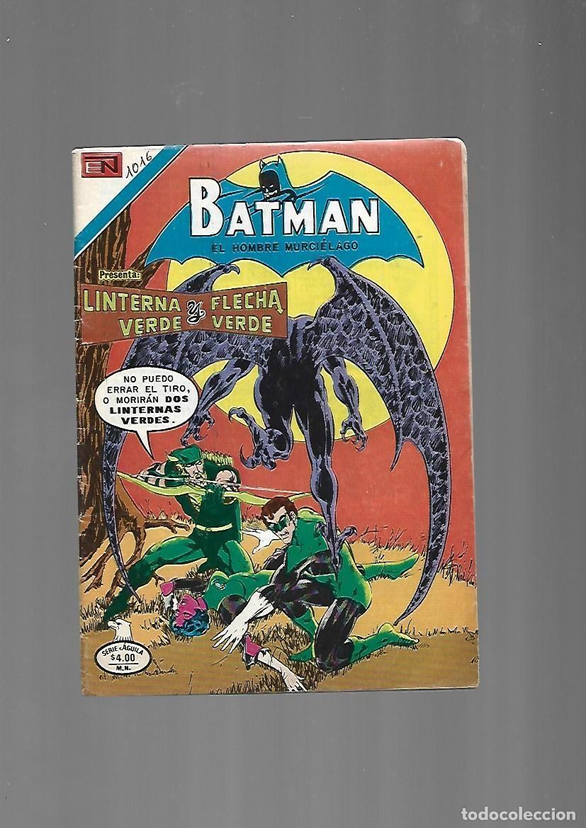 Tebeos: Batman, 1016: Linterna Verde & Flecha Verde, 1980, Novaro, muy buen estado