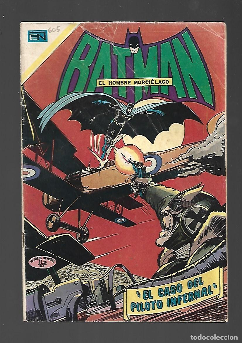 Tebeos: Batman, 605: el caso del piloto infernal, 1971, Novaro, buen estado