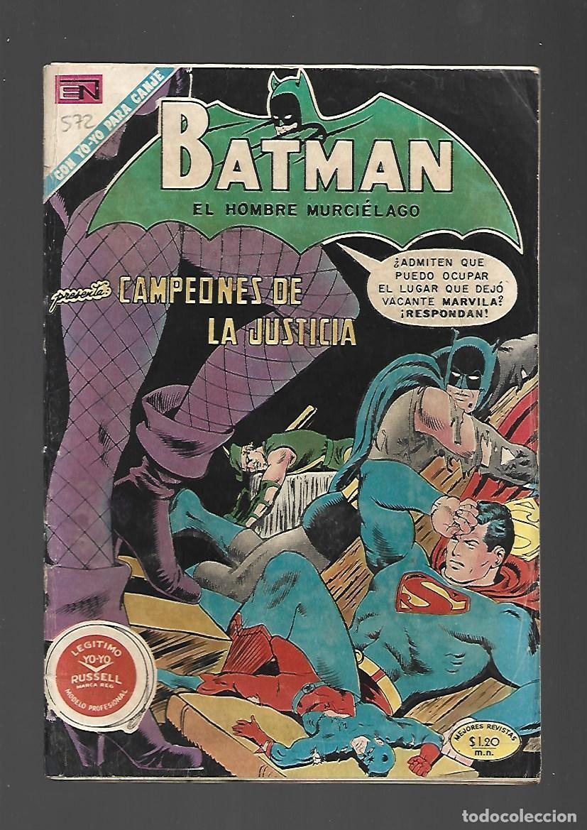 Tebeos: Batman, 572: VCampeones de la Justicia, 1971, Novaro, buen estado