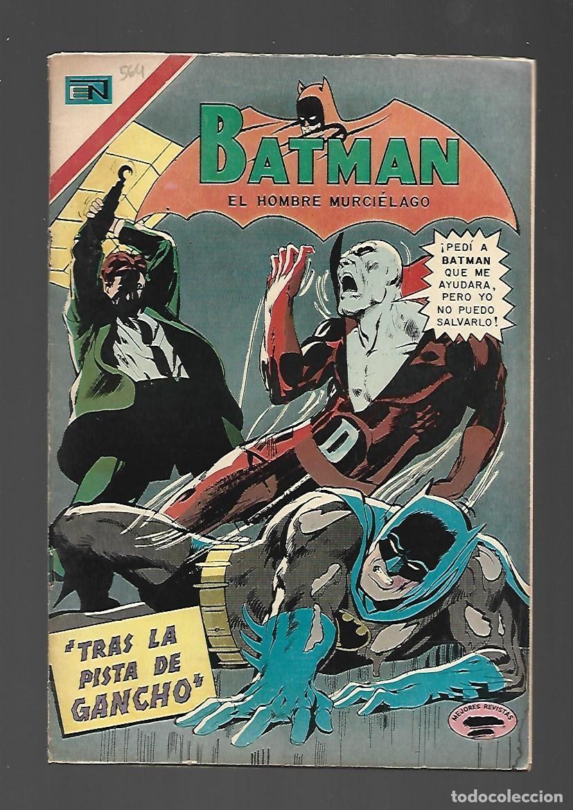 Tebeos: Batman, 564: tras la pista de Gancho, 1970, Novaro., muy buen estado