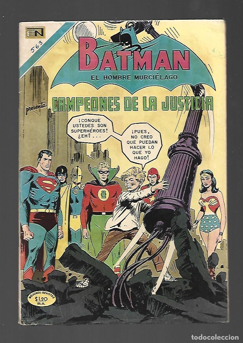 Tebeos: Batman, 563: Campeones de la Justicia, 1970, Novaro., buen estado