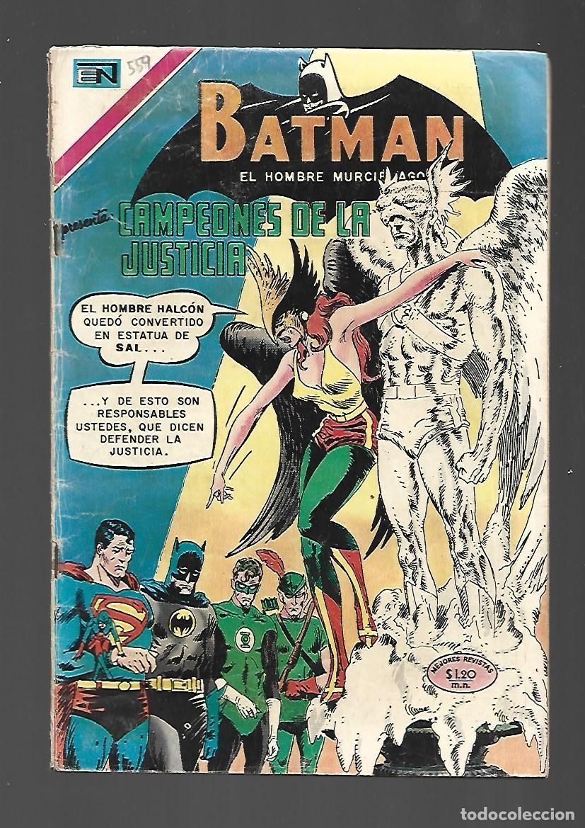 Tebeos: Batman, 559: Campeones de la Justicia, 1970, Novaro., buen estado