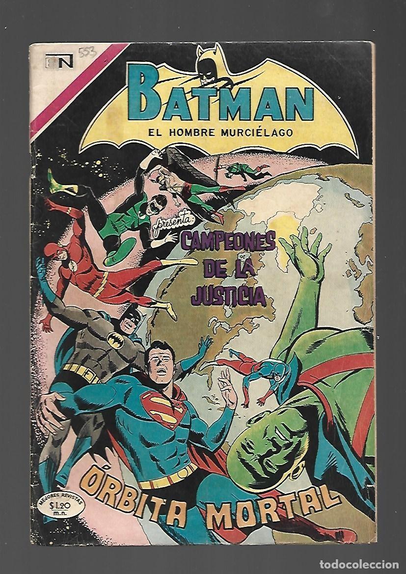 Tebeos: Batman, 553: Campeones de la Justicia, 1970, Novaro., buen estado