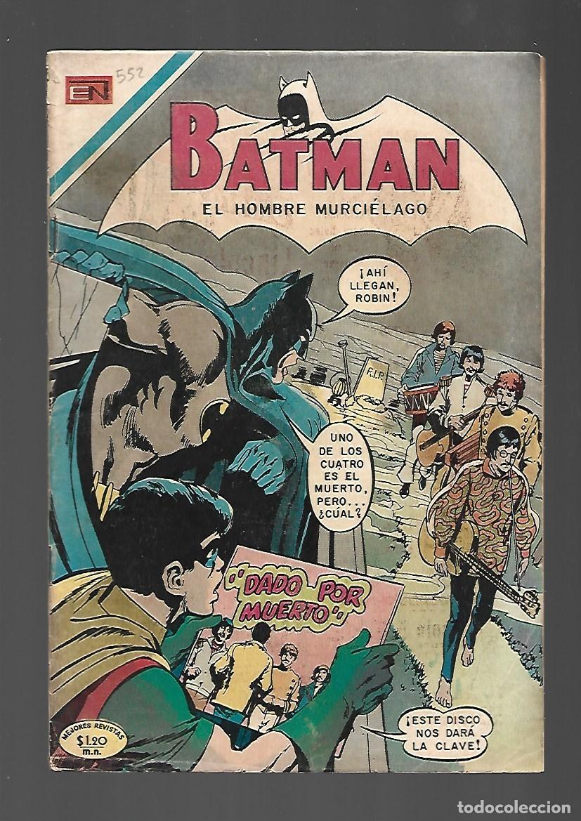 Tebeos: Batman, 552, 1970, Novaro., buen estado