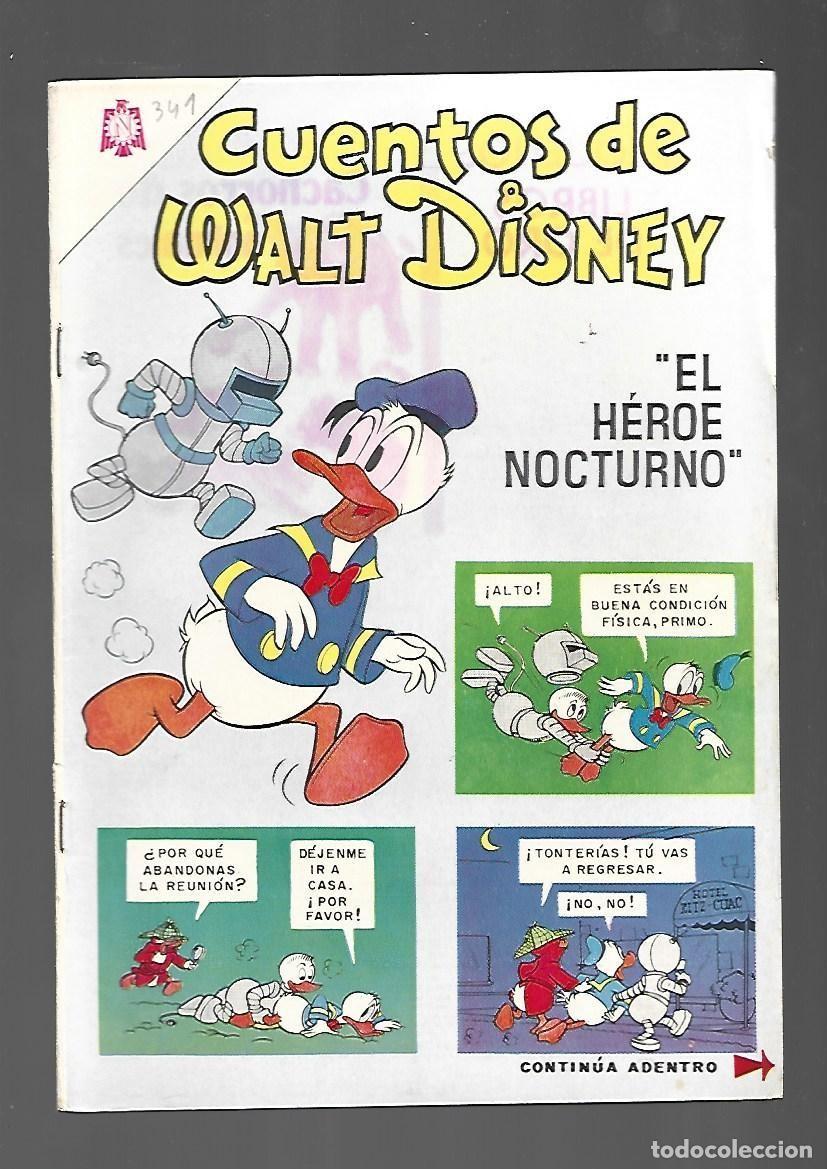 Tebeos: Cuentos de Walt Disney 341, 1965, Novaro, muy buen estado