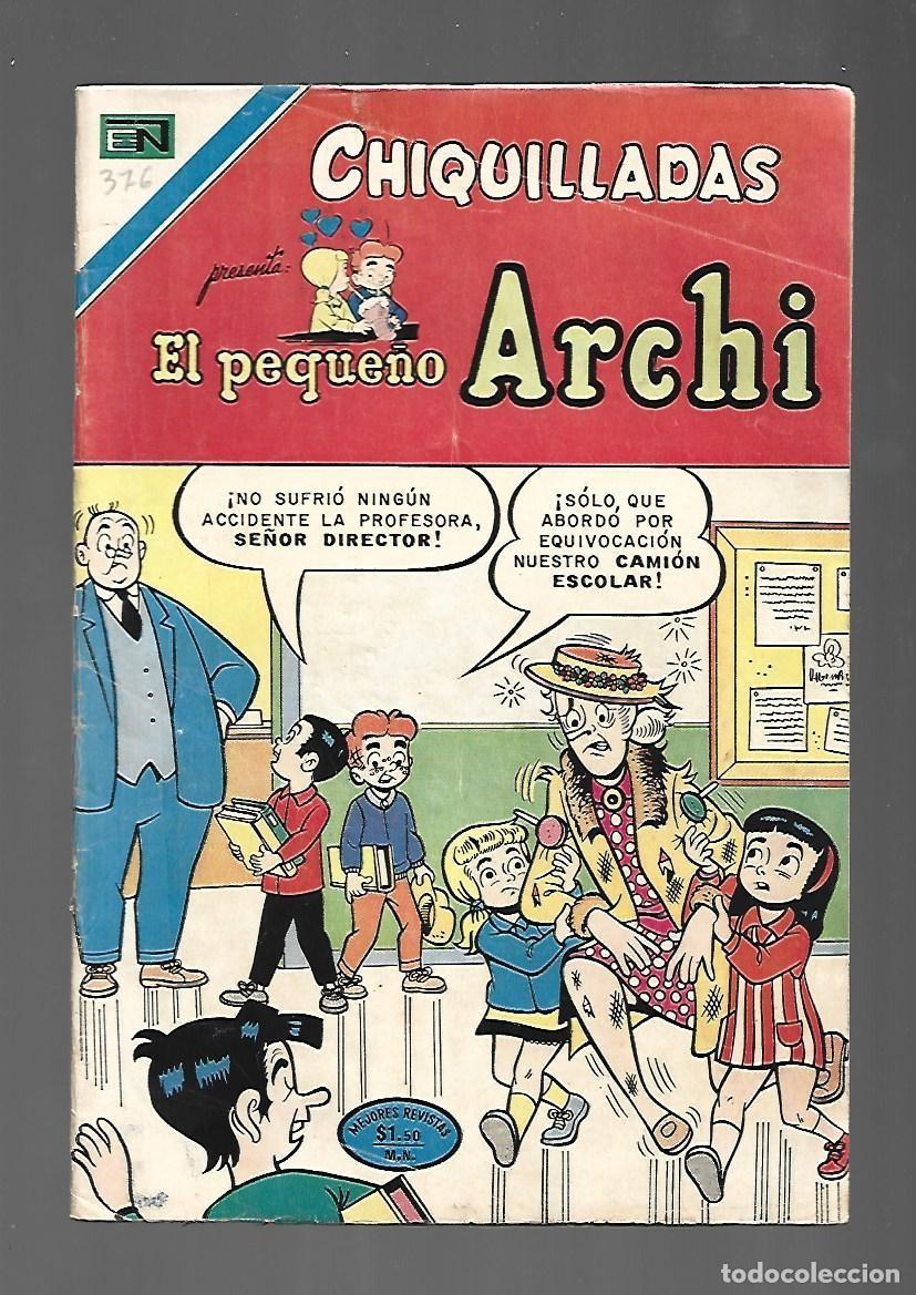 Tebeos: Chiquilladas, 376: el peque&ntilde;o Archi 1973, Novaro, muy buen estado