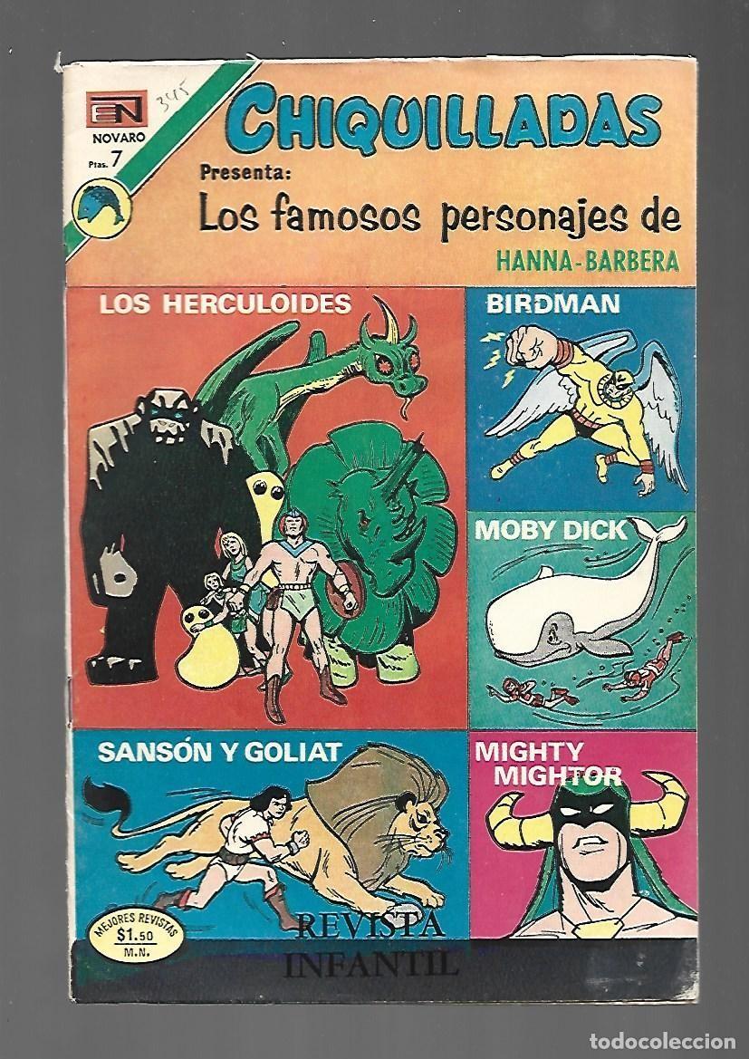 Tebeos: Chiquilladas, 345: los famosos personajes de Hanna-Barbera, 1973, Novaro, muy buen estado