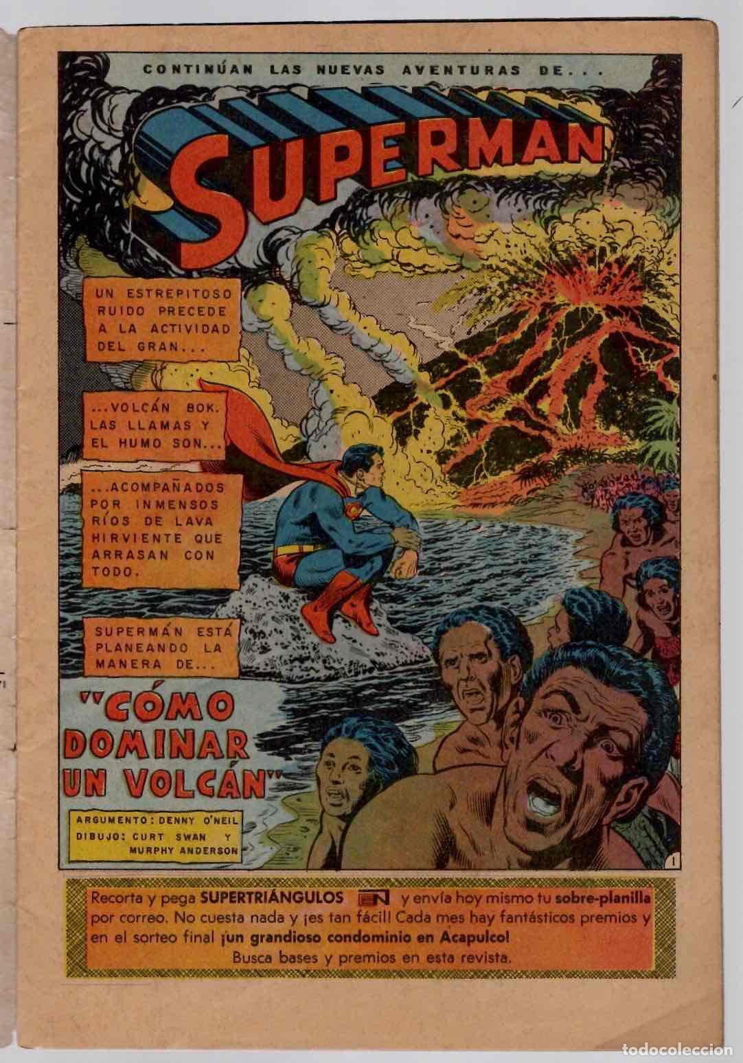 Tebeos: SUPERMAN N&ordm; 865, 21 DE JUNIO DE 1972. NOVARO - Foto 2