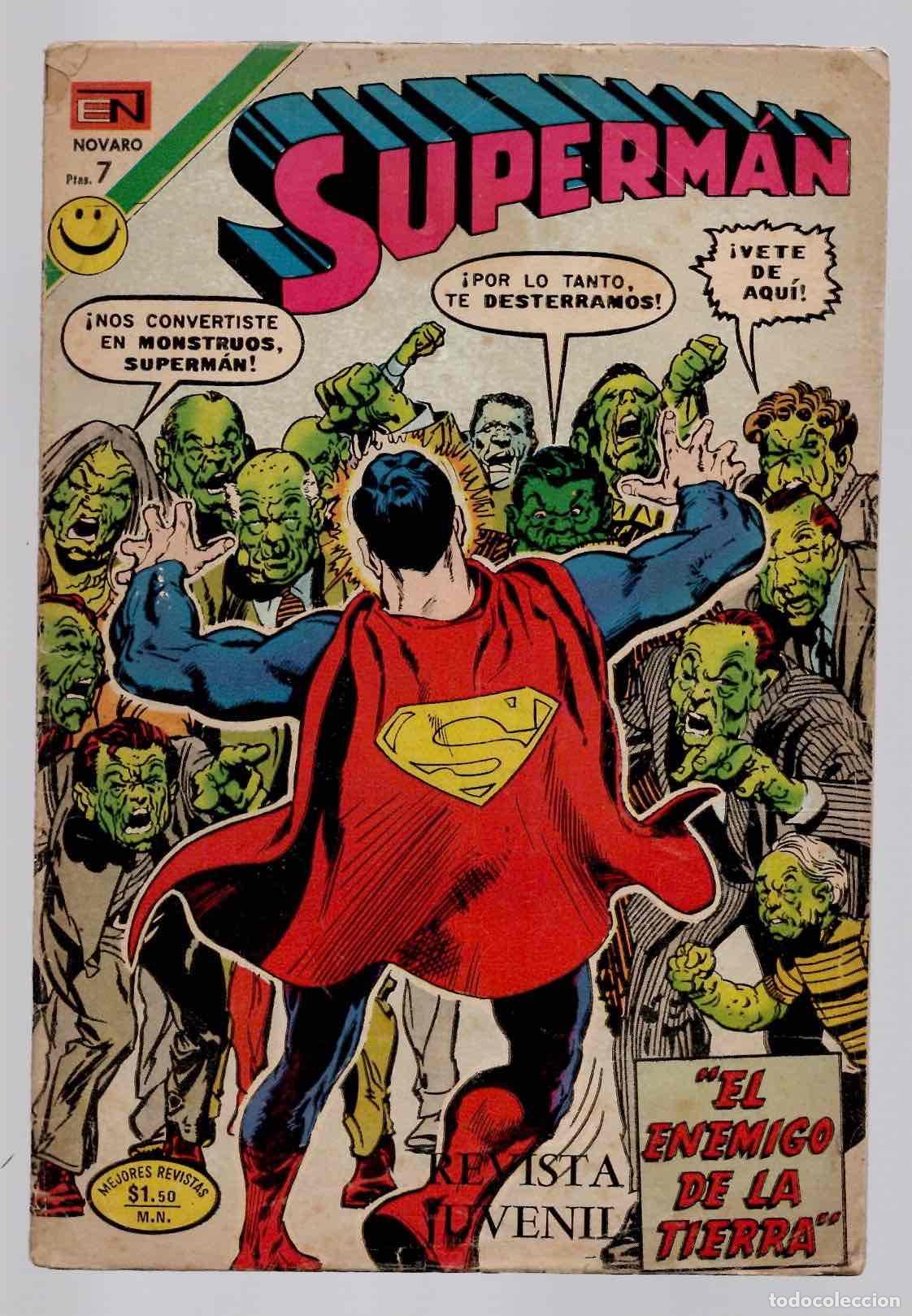 Tebeos: SUPERMAN N&ordm; 882, 18 DE OCTUBRE DE 1972. NOVARO