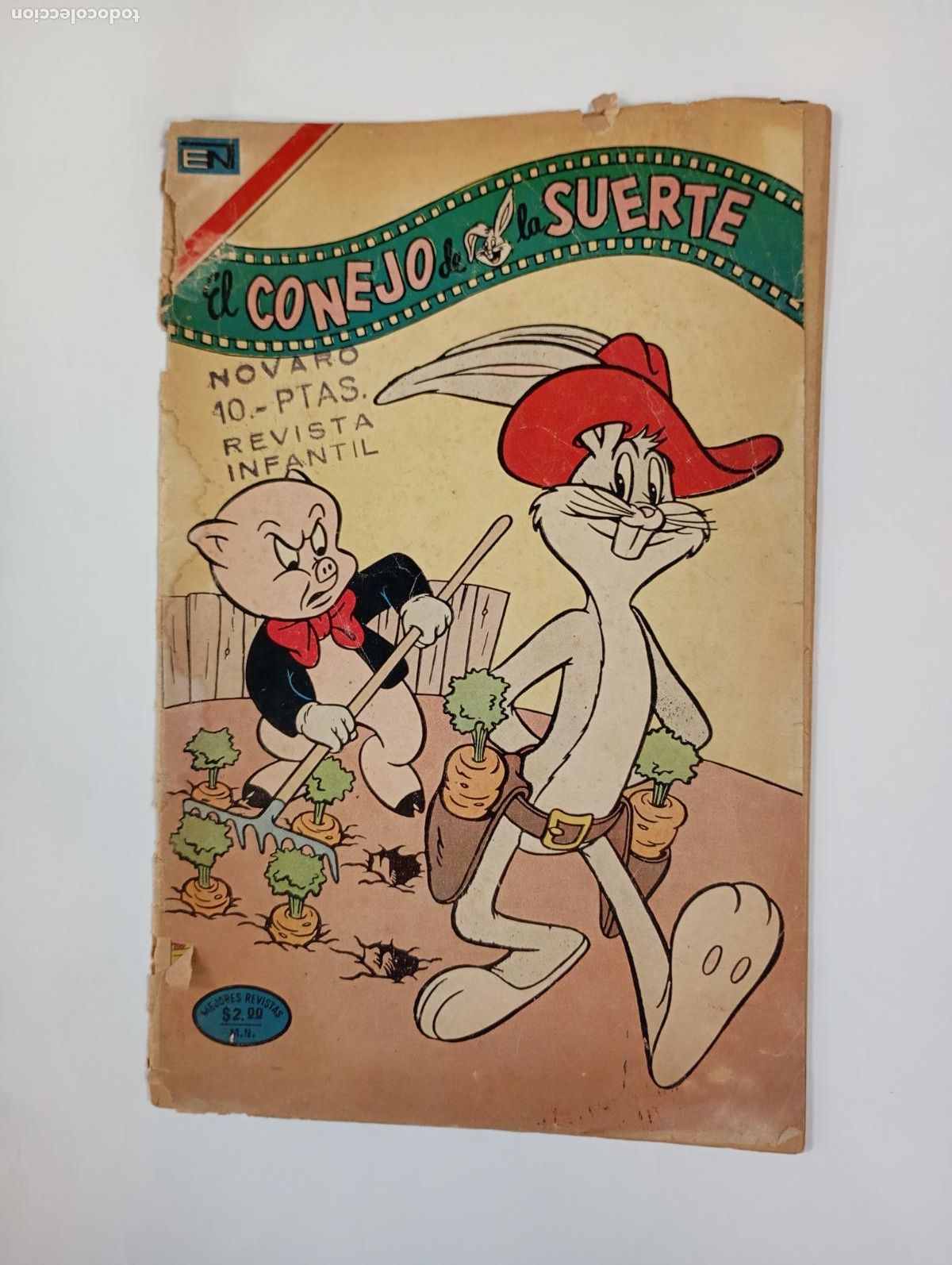 Tebeos: EL CONEJO DE LA SUERTE N&ordm; 433 A&Ntilde;O XXIV. 14 ENERO 1974. EDITORIAL NOVARO. TDKR95
