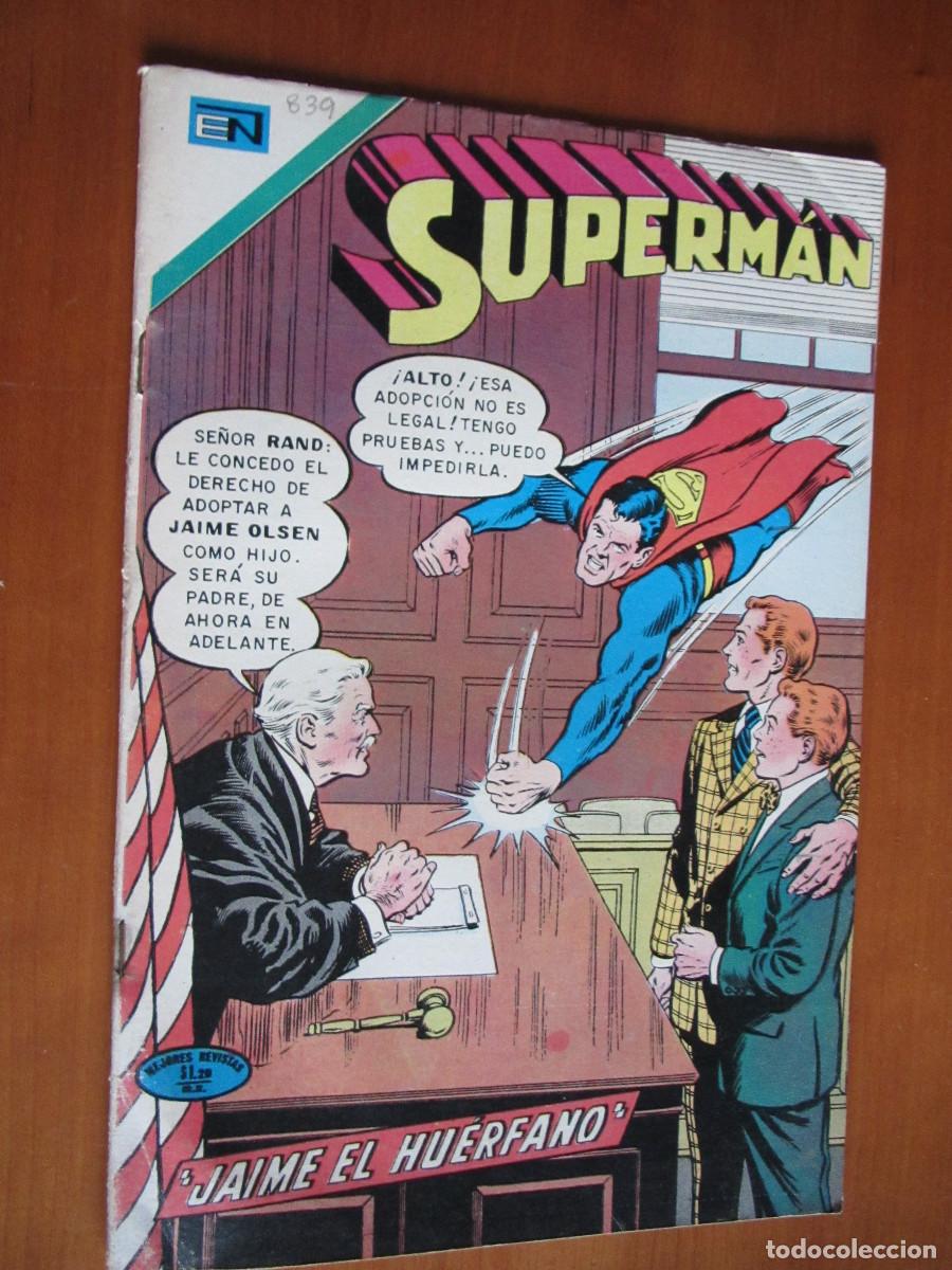Tebeos: SUPERMAN NUMERO 839- NOVARO