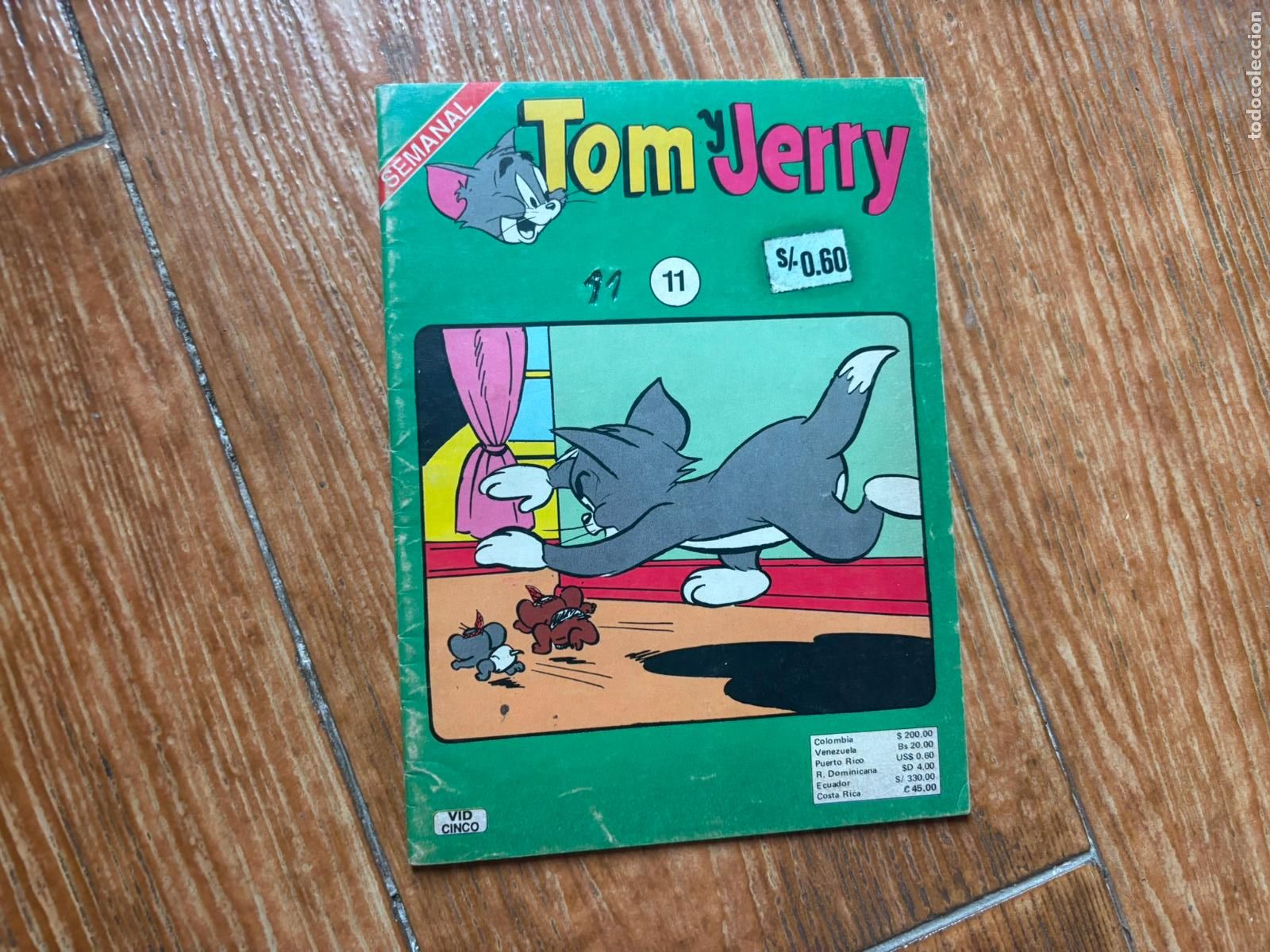 Tebeos: TOM Y JERRY N&ordm; 11 EDITORIAL CINCO COLOMBIA