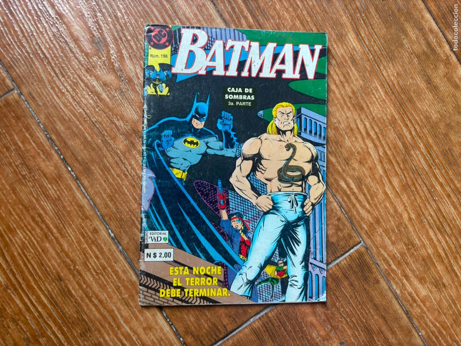 Tebeos: BATMAN N&ordm; 196 EDITORIAL VID MEXICO