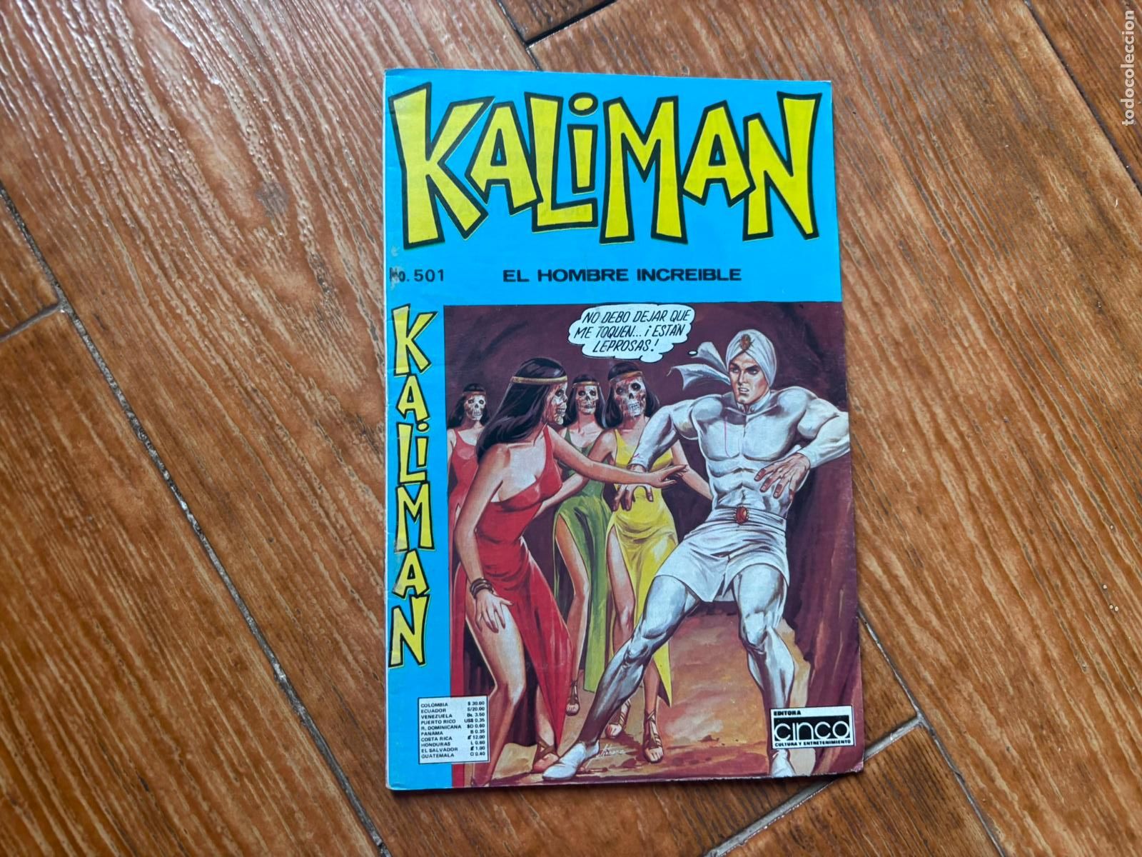 Tebeos: KALIMAN EL HOMBRE INCREIBLE N&ordm; 501 EDICIONES CINCO