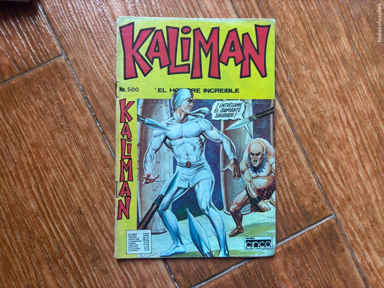 Tebeos: KALIMAN EL HOMBRE INCREIBLE N&ordm; 500 EDICIONES CINCO
